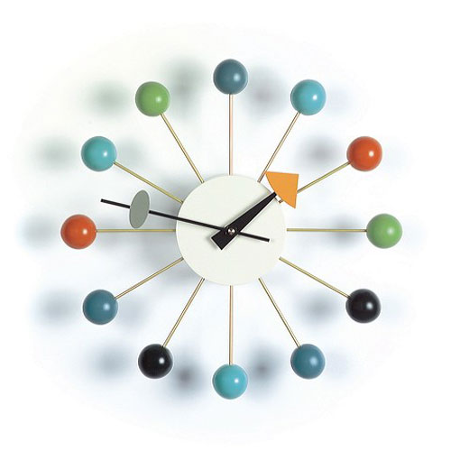Multi-Color Ball Clock by George Nelson