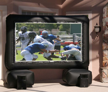 Watch Your Favorite Shows on a 144 inch Inflatable Television